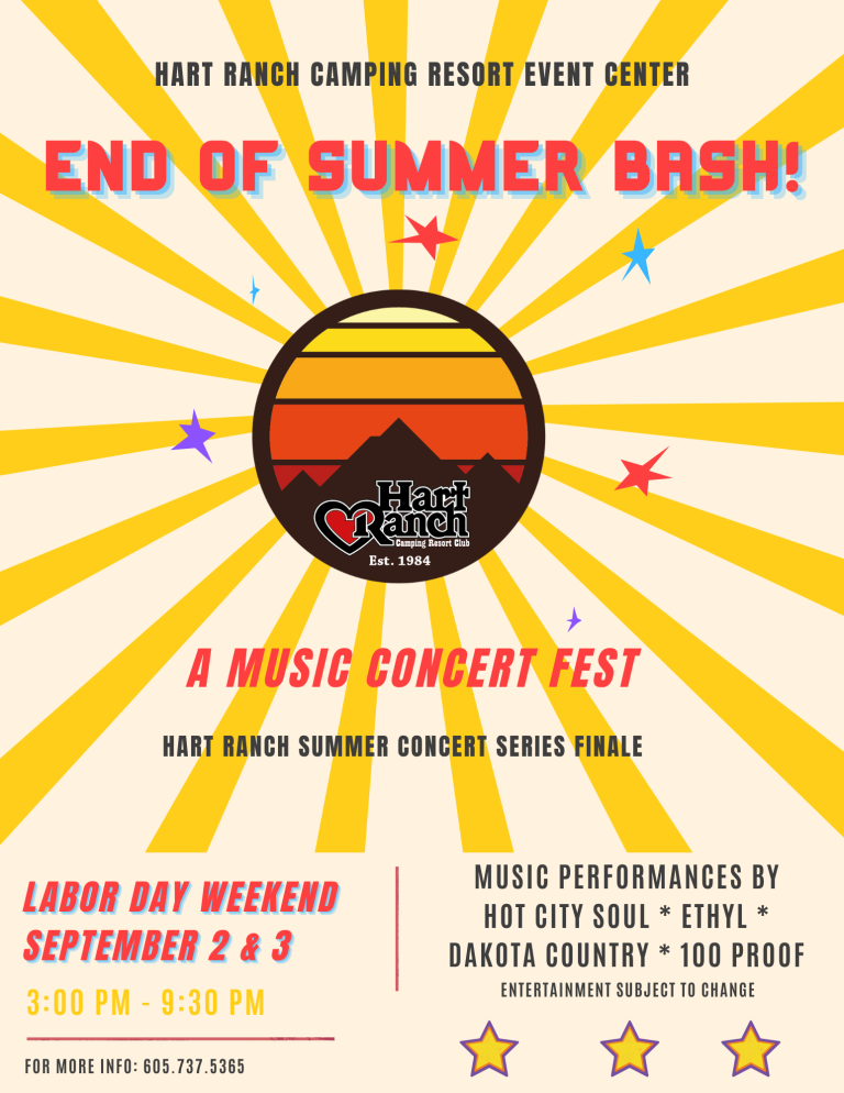 End of Summer Bash - Hart Ranch Resort