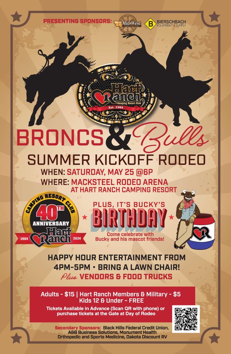 2024 Broncs &Amp; Bulls At Hart Ranch In Rapid City, Sd