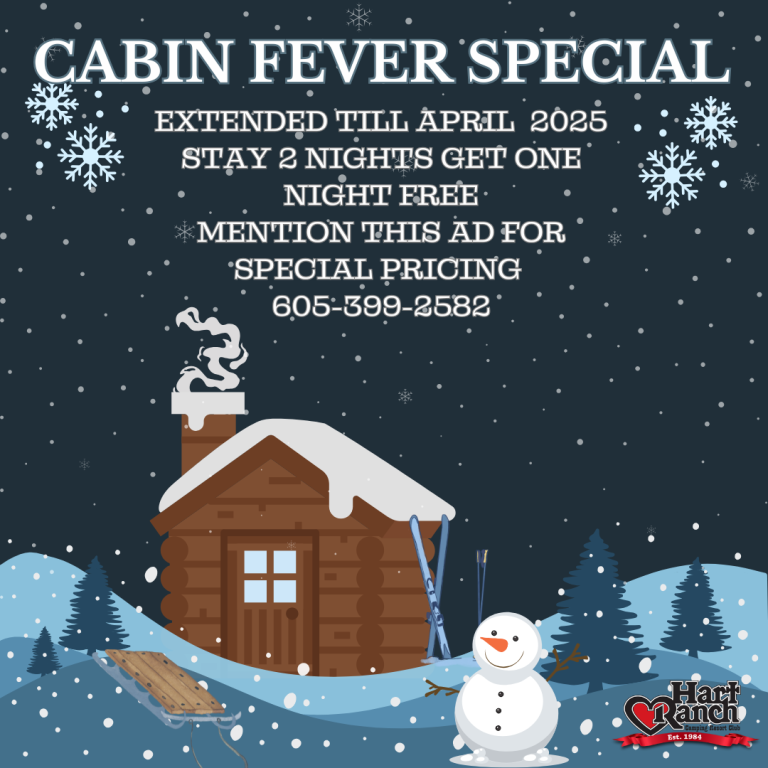 Cabin Special April Cabin Rentals